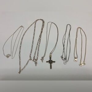 Sterling silver Lot Of Jewelry Necklaces
